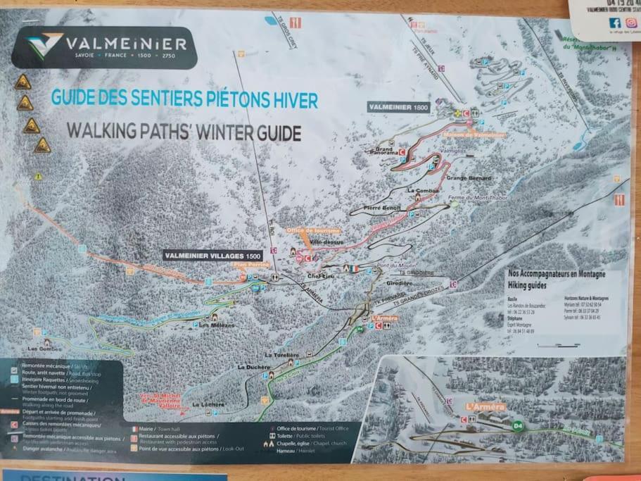 Superbe T2, à 100 mètres des pistes, piscine d'été Valmeinier Exterior foto